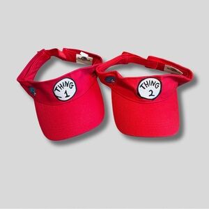 Universal Thing 1 & Thing 2 Visor Hats from Adventure Island